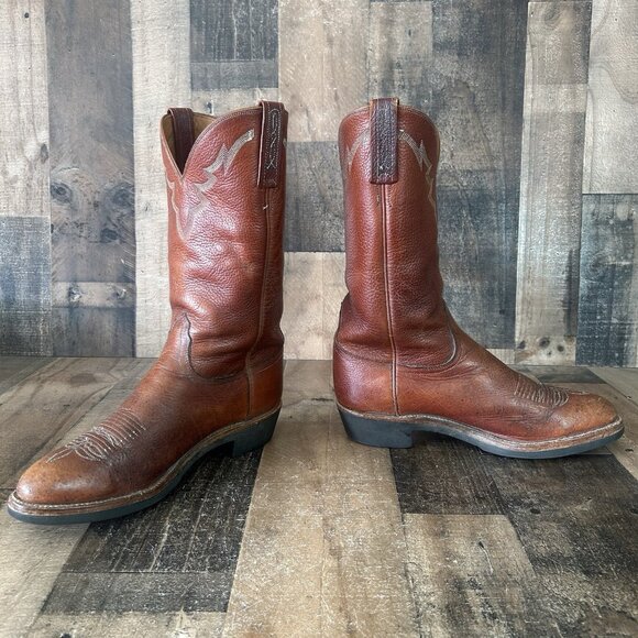 Lucchese 2000 Rubber Sole T3063R Cowboy Boots Mens 10.5 D - Picture 11 of 12